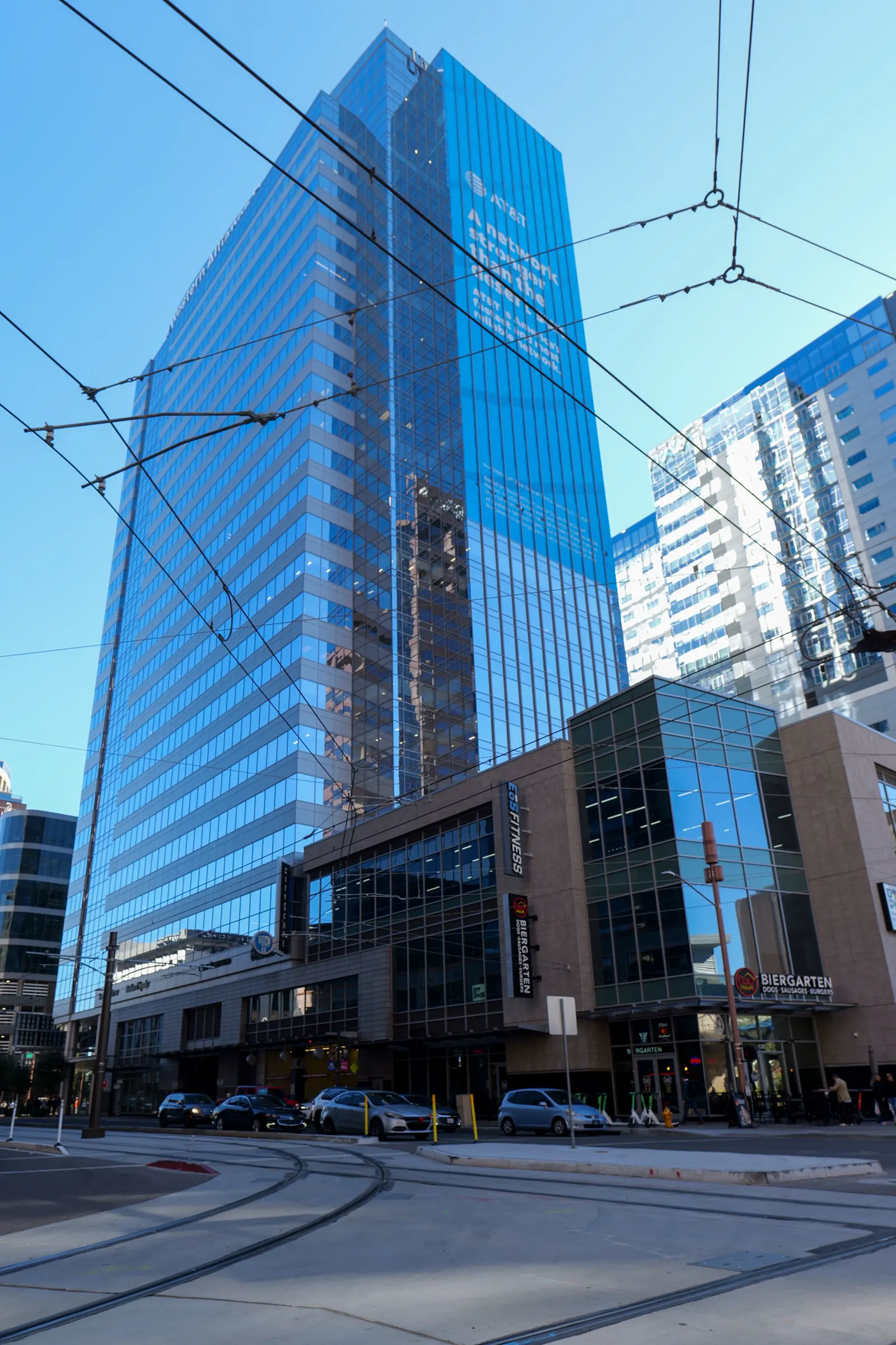 Downtown Phoenix skyscrapers in daylight. Phoenix, Arizona